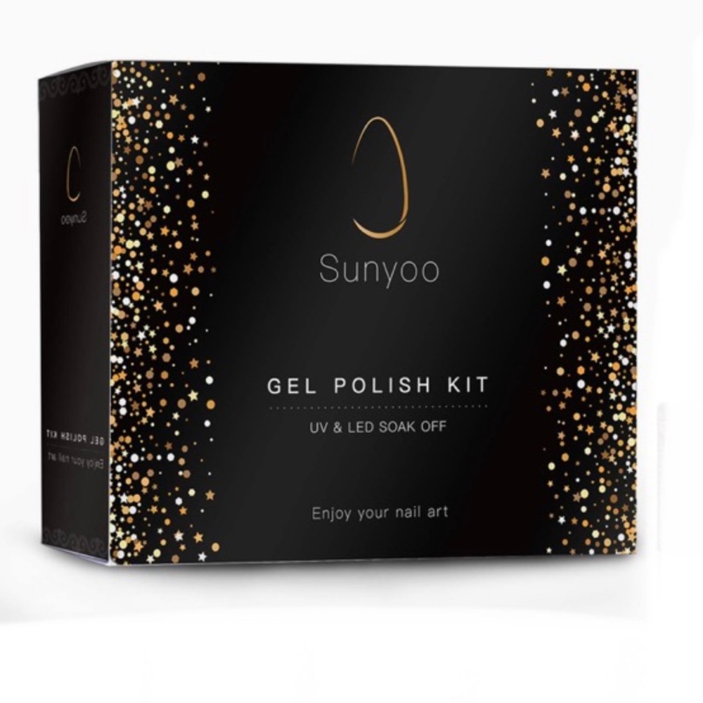 New Sealed Sunyoo Gel Polish Kit - UV & LED Soak Off